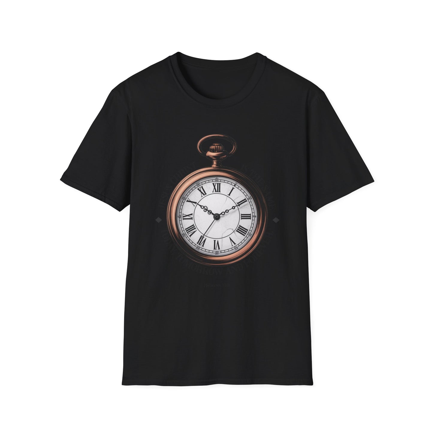 Vintage Pocket Watch T-Shirt, Unisex Graphic Tee, Timeless Gift, Casual Summer Wear, Retro Style Tee