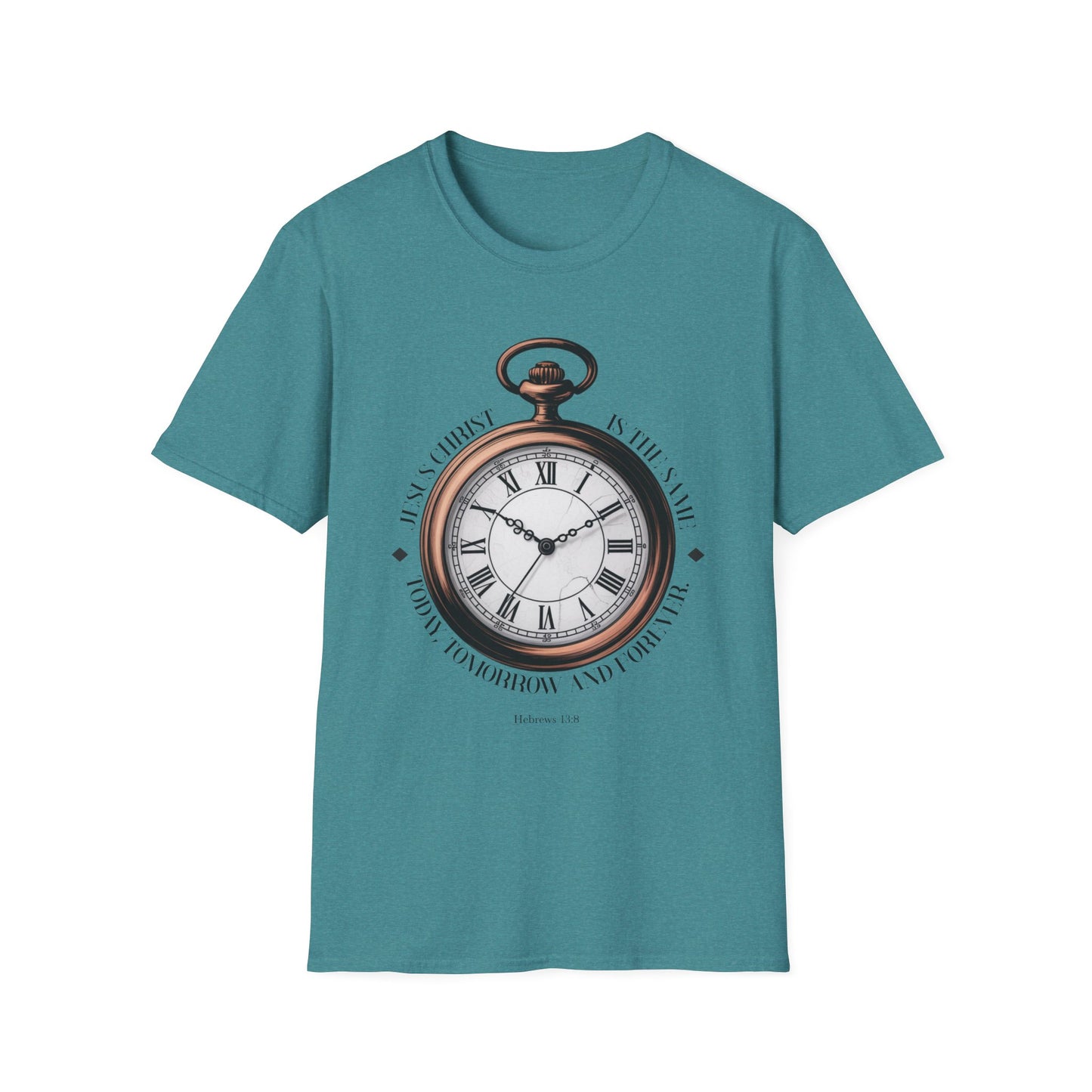 Vintage Pocket Watch T-Shirt, Unisex Graphic Tee, Timeless Gift, Casual Summer Wear, Retro Style Tee