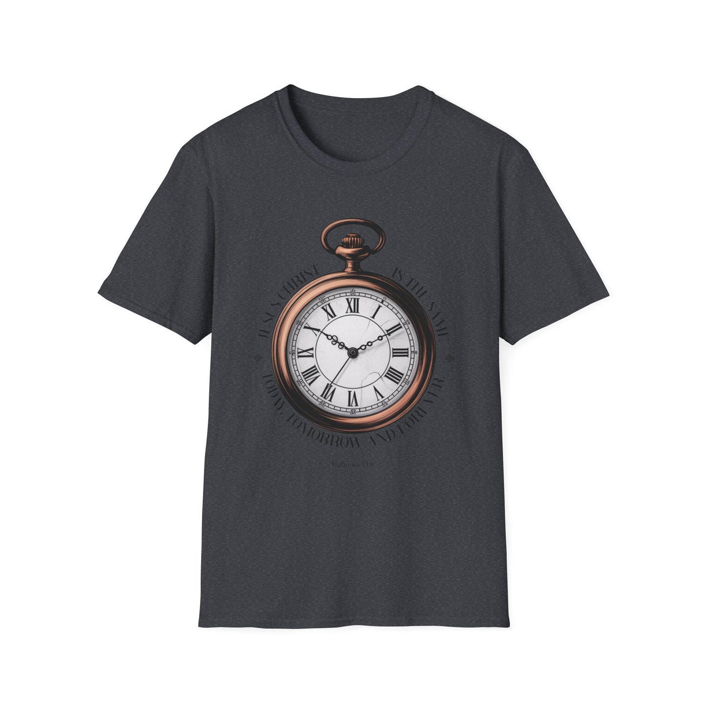 Vintage Pocket Watch T-Shirt, Unisex Graphic Tee, Timeless Gift, Casual Summer Wear, Retro Style Tee