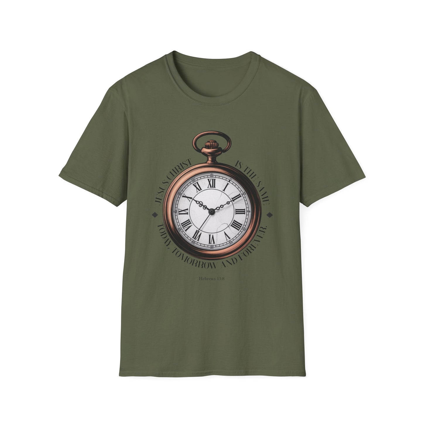 Vintage Pocket Watch T-Shirt, Unisex Graphic Tee, Timeless Gift, Casual Summer Wear, Retro Style Tee