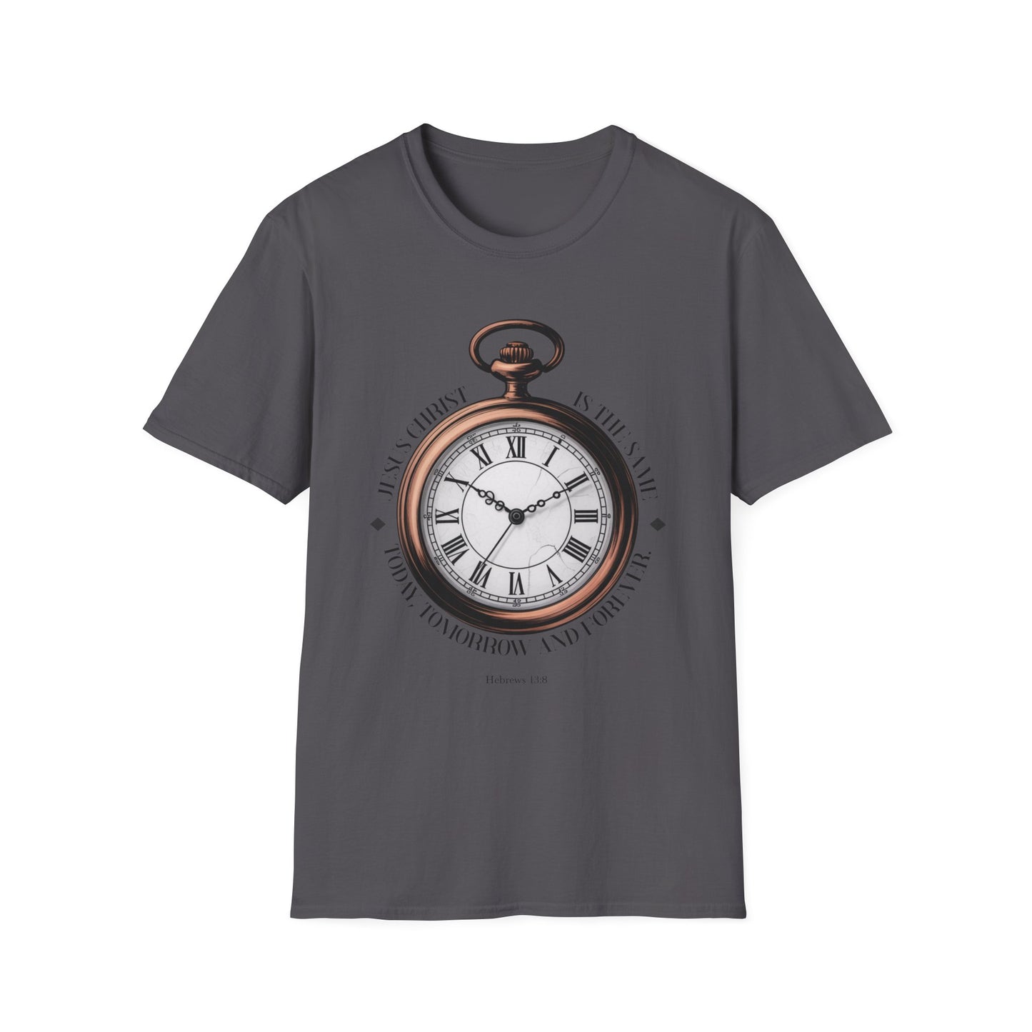 Vintage Pocket Watch T-Shirt, Unisex Graphic Tee, Timeless Gift, Casual Summer Wear, Retro Style Tee