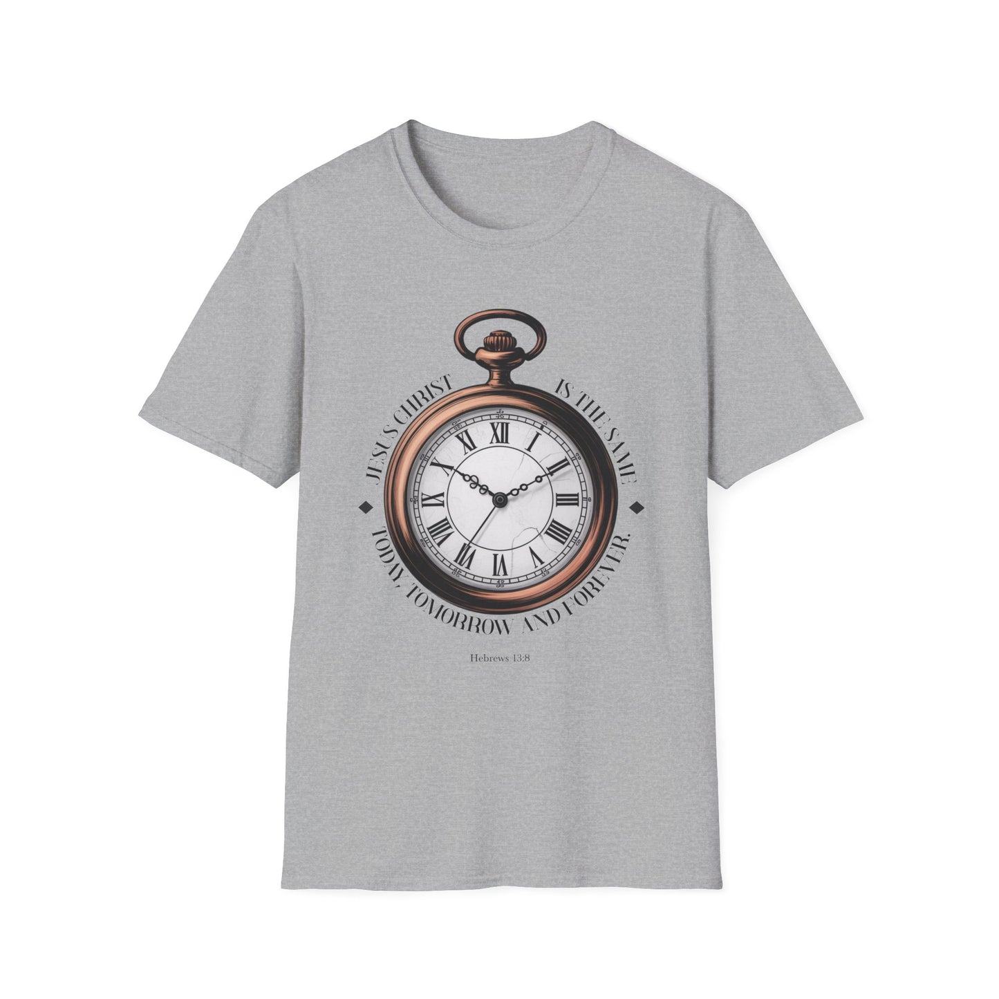 Vintage Pocket Watch T-Shirt, Unisex Graphic Tee, Timeless Gift, Casual Summer Wear, Retro Style Tee