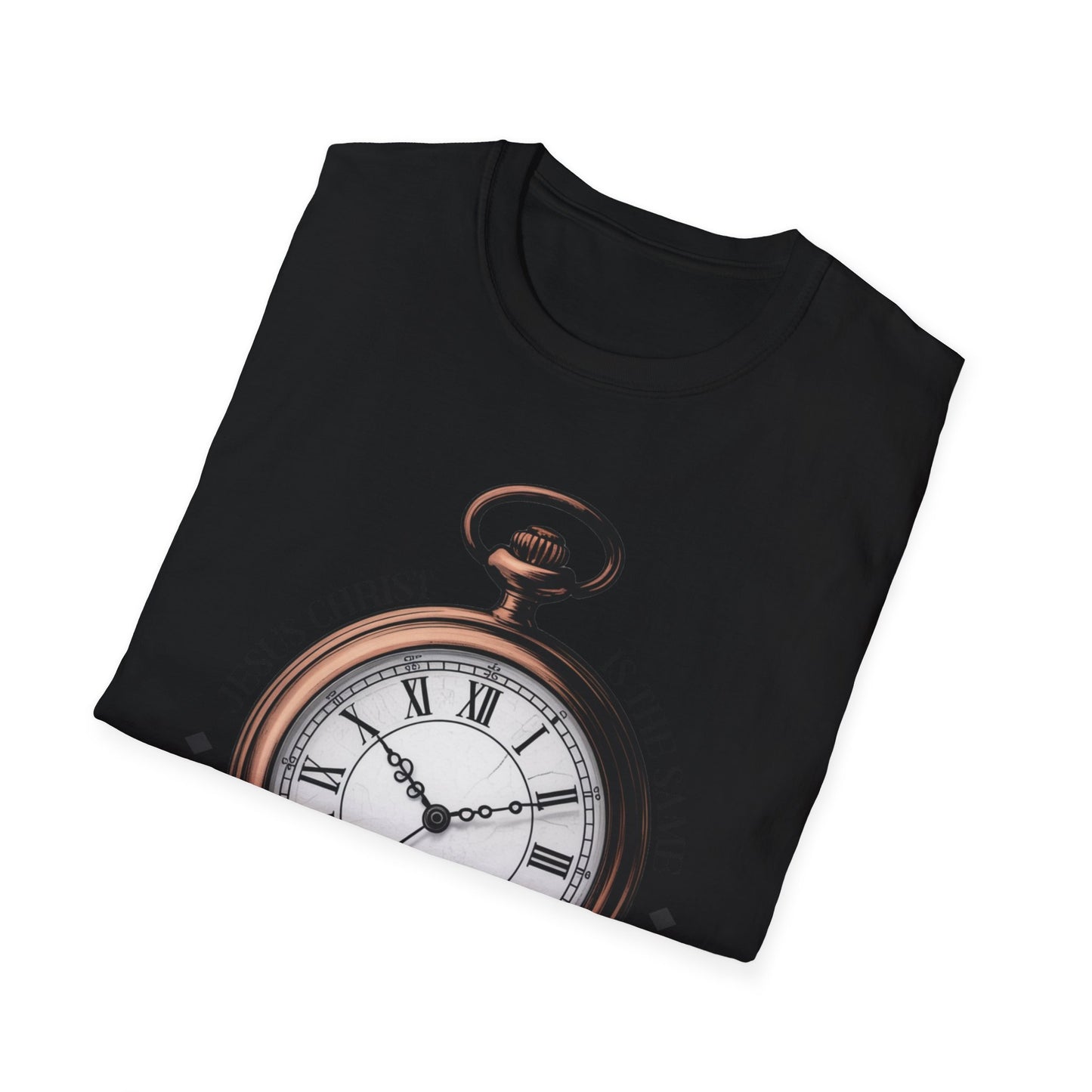 Vintage Pocket Watch T-Shirt, Unisex Graphic Tee, Timeless Gift, Casual Summer Wear, Retro Style Tee