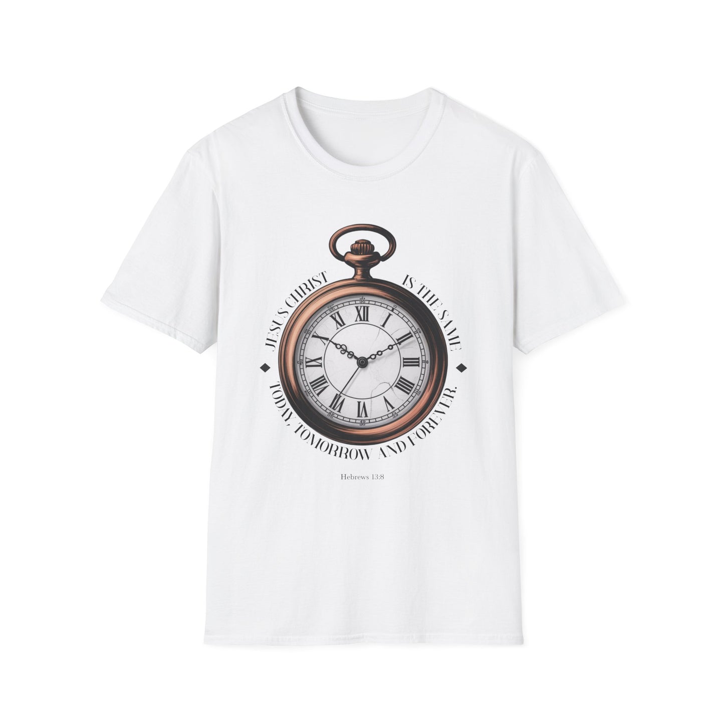 Vintage Pocket Watch T-Shirt, Unisex Graphic Tee, Timeless Gift, Casual Summer Wear, Retro Style Tee