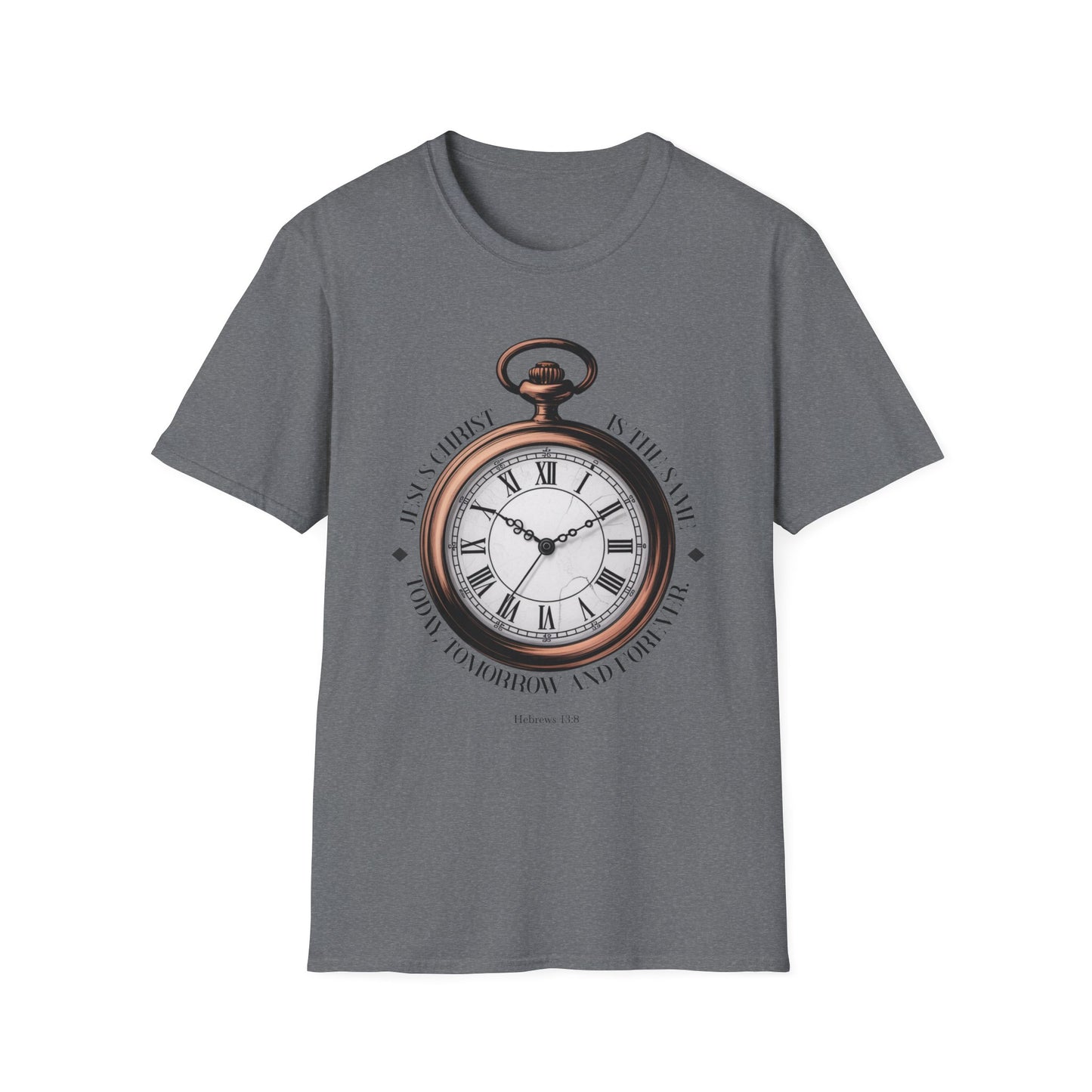 Vintage Pocket Watch T-Shirt, Unisex Graphic Tee, Timeless Gift, Casual Summer Wear, Retro Style Tee