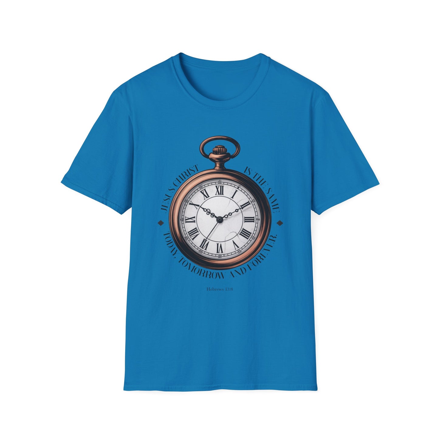 Vintage Pocket Watch T-Shirt, Unisex Graphic Tee, Timeless Gift, Casual Summer Wear, Retro Style Tee