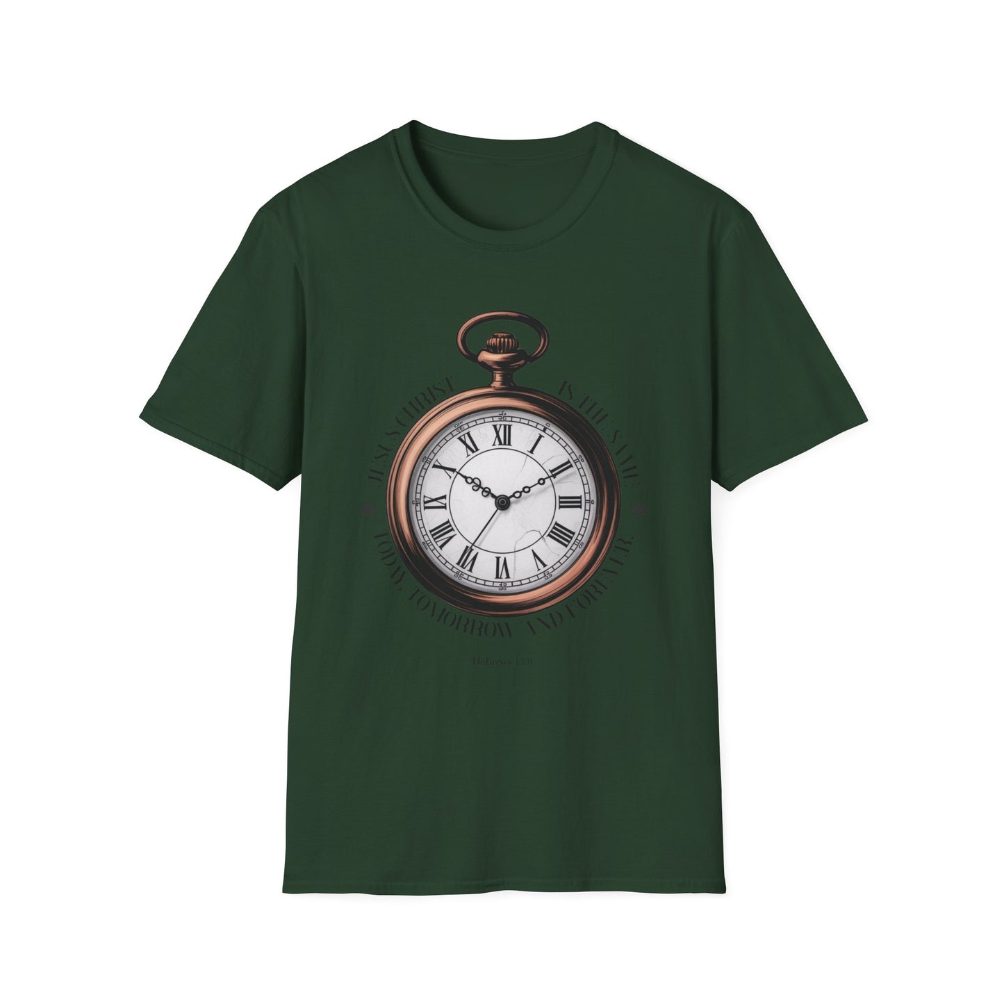 Vintage Pocket Watch T-Shirt, Unisex Graphic Tee, Timeless Gift, Casual Summer Wear, Retro Style Tee
