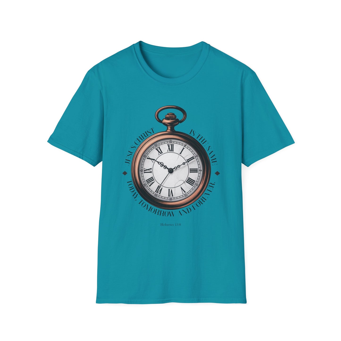 Vintage Pocket Watch T-Shirt, Unisex Graphic Tee, Timeless Gift, Casual Summer Wear, Retro Style Tee