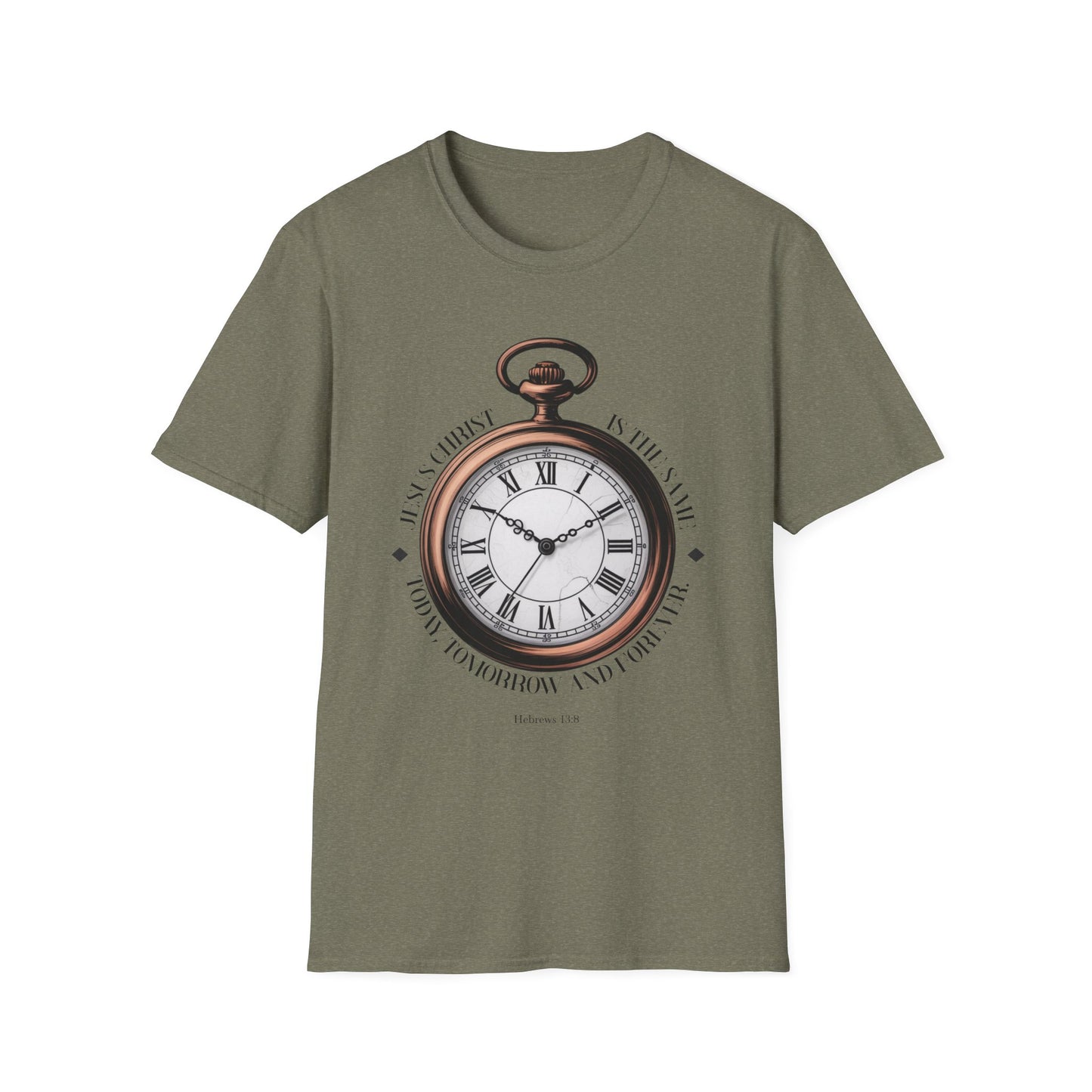 Vintage Pocket Watch T-Shirt, Unisex Graphic Tee, Timeless Gift, Casual Summer Wear, Retro Style Tee