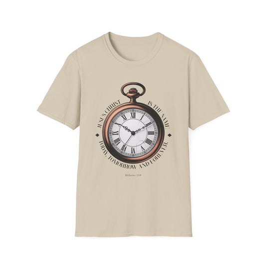 Vintage Pocket Watch T-Shirt, Unisex Graphic Tee, Timeless Gift, Casual Summer Wear, Retro Style Tee